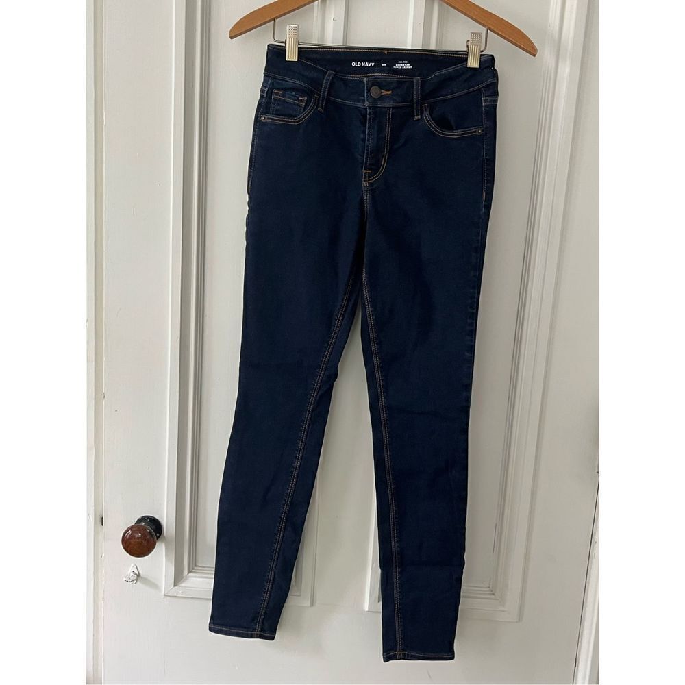Old Navy rockstar dark wash skinny jeans 00